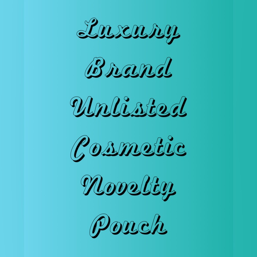 Luxury Brand Novelty Cosmetic Beauty Bag